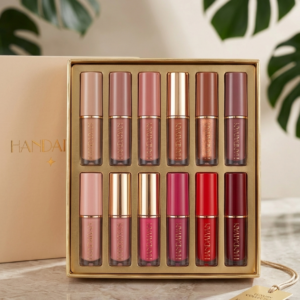 Handaiyan 12 Pcs Matte Liquid Lipstick Set - Long Lasting & Waterproof